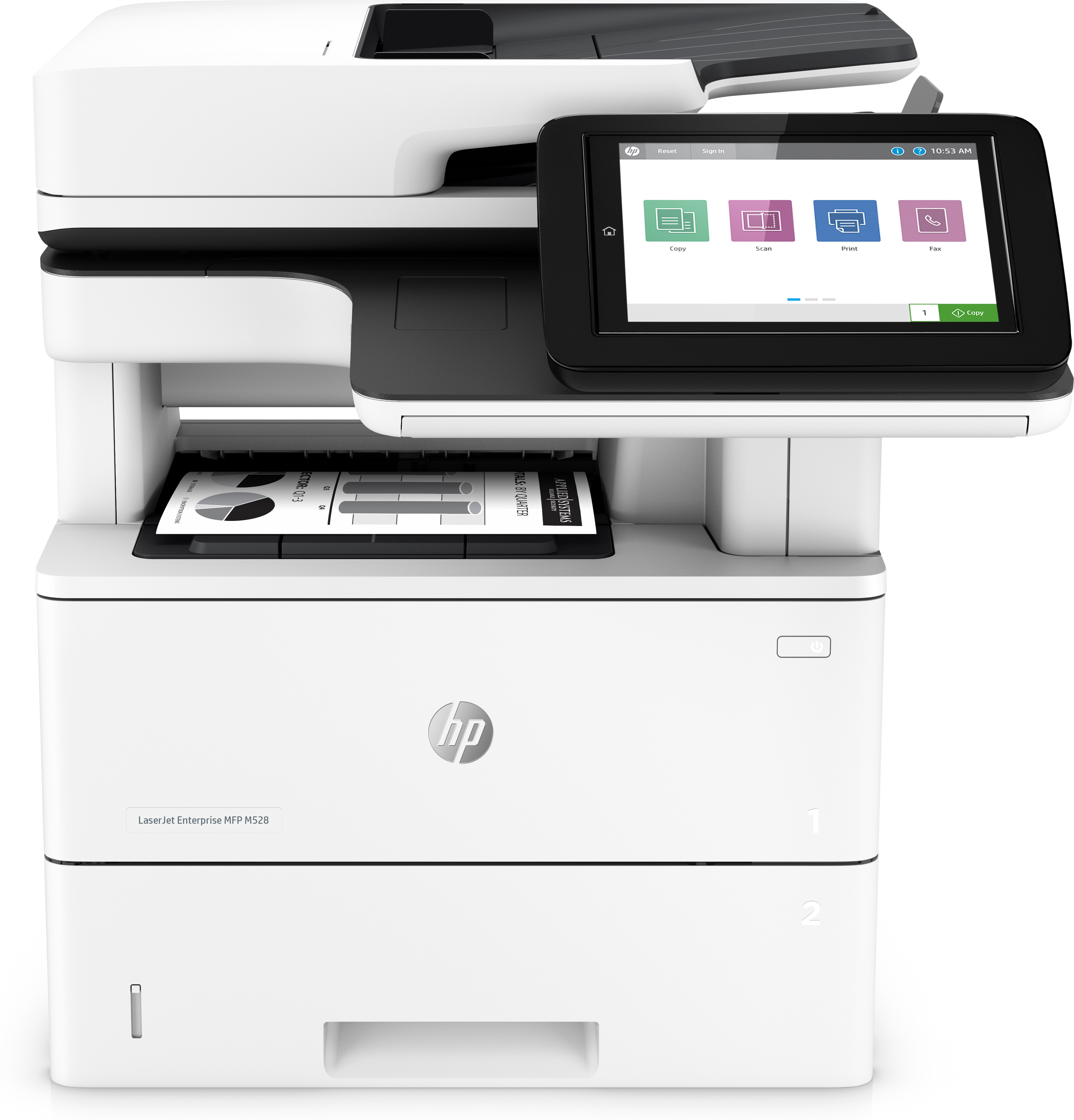 HP LaserJet Enterprise MFP M528dn - Multifunktionsdrucker - s/w - Laser - Legal (216 x 356 mm)