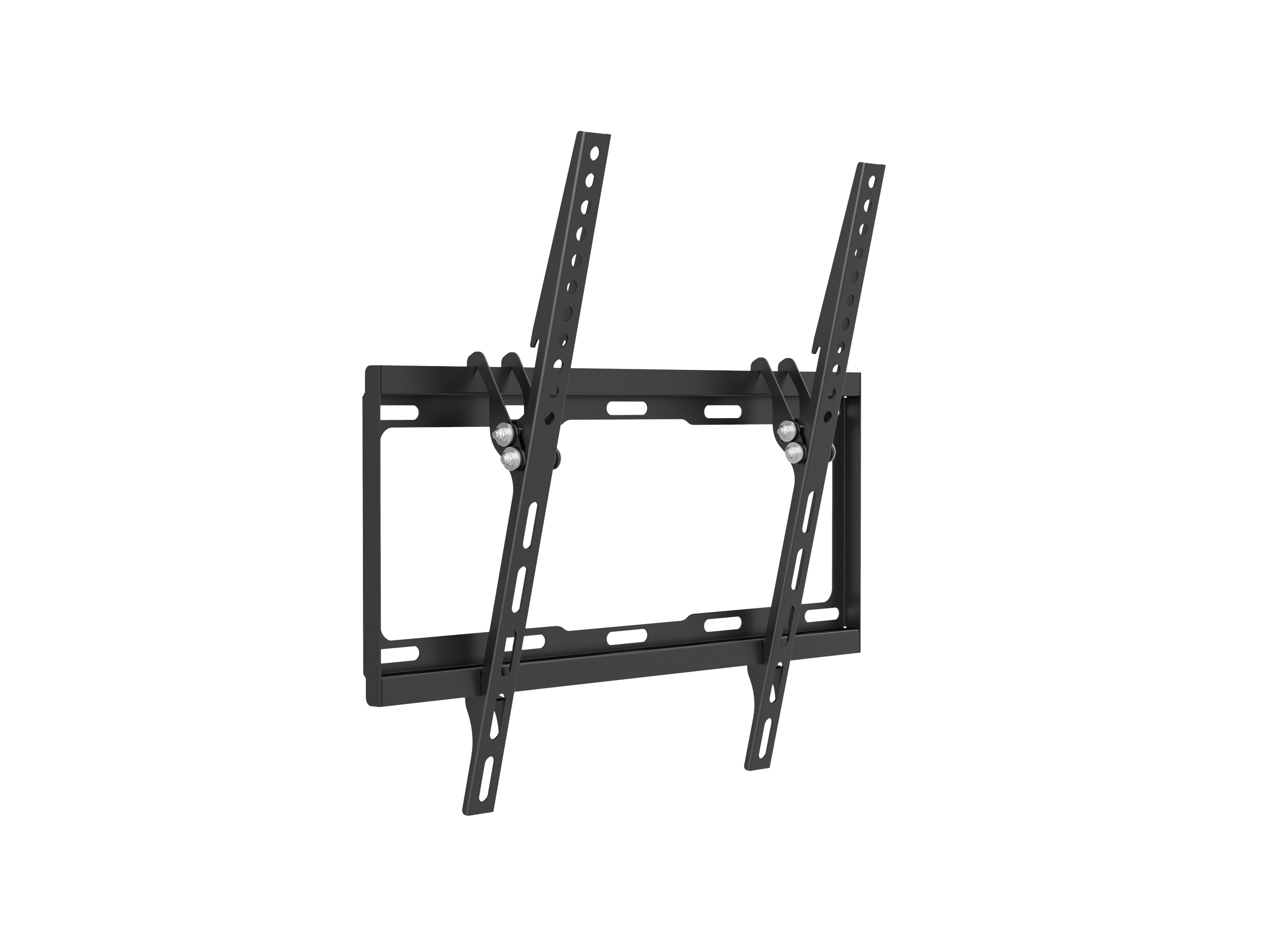 Equip Befestigungskit (Kippbare Wandhalterung) für Flachbildschirm - kaltgewalzter Stahl - Schwarz - Bildschirmgröße: 81-140 cm (32"-55")