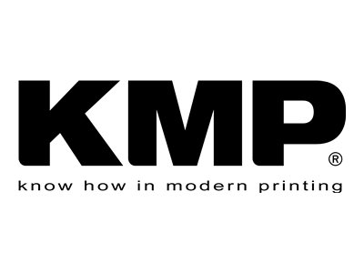 KMP Schwarz / Rot - Tintenrolle