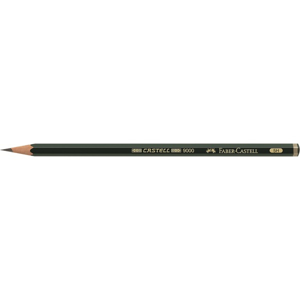 FABER-CASTELL CASTELL 9000 - Bleistift - 5H