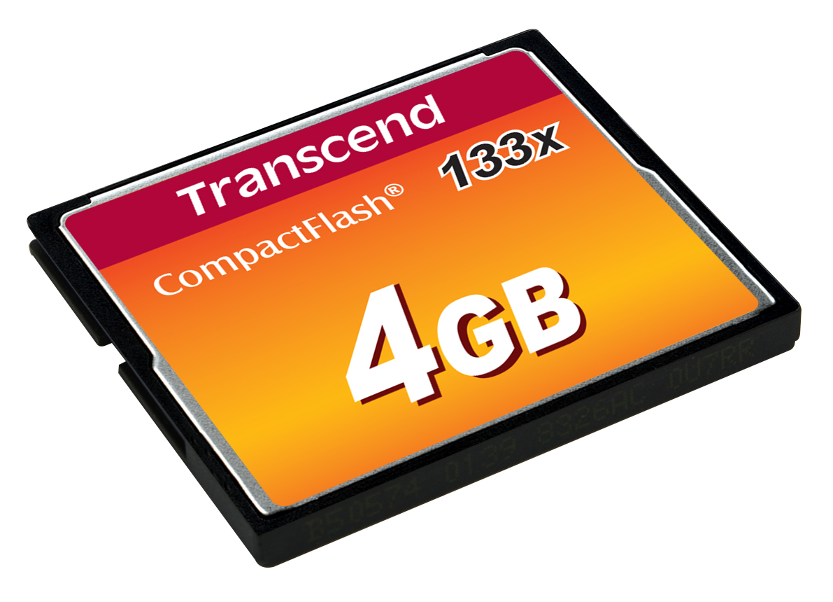 Transcend Flash-Speicherkarte - 4 GB - 133x