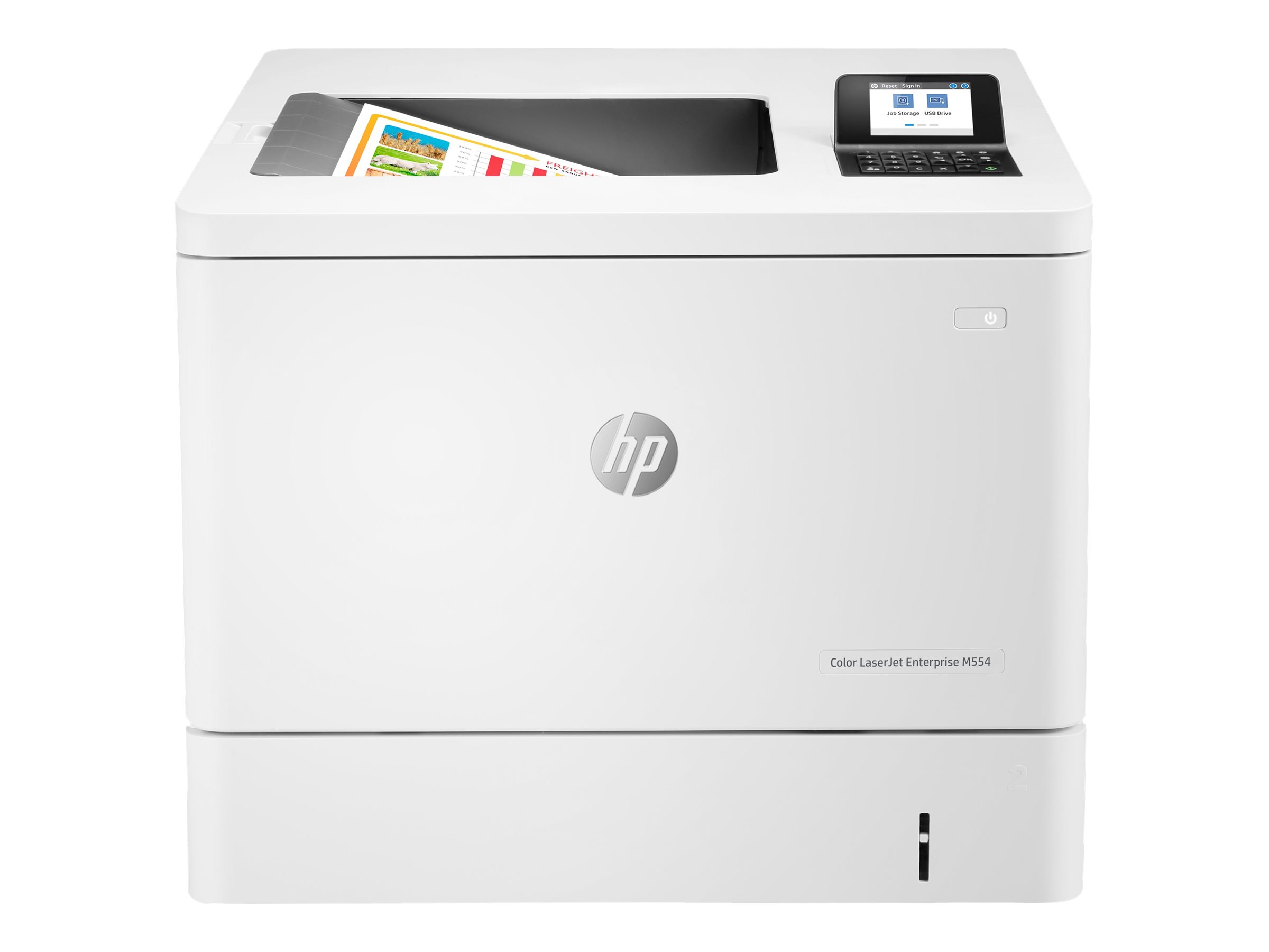 HP LaserJet Enterprise M554dn - Drucker - Farbe - Duplex - Laser - A4/Legal - 1200 x 1200 dpi - bis zu 33 Seiten/Min. (einfarbig)/