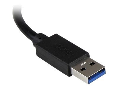 StarTech.com 3 Port USB 3.0 Hub mit Gigabit Ethernet Adapter aus Aluminum