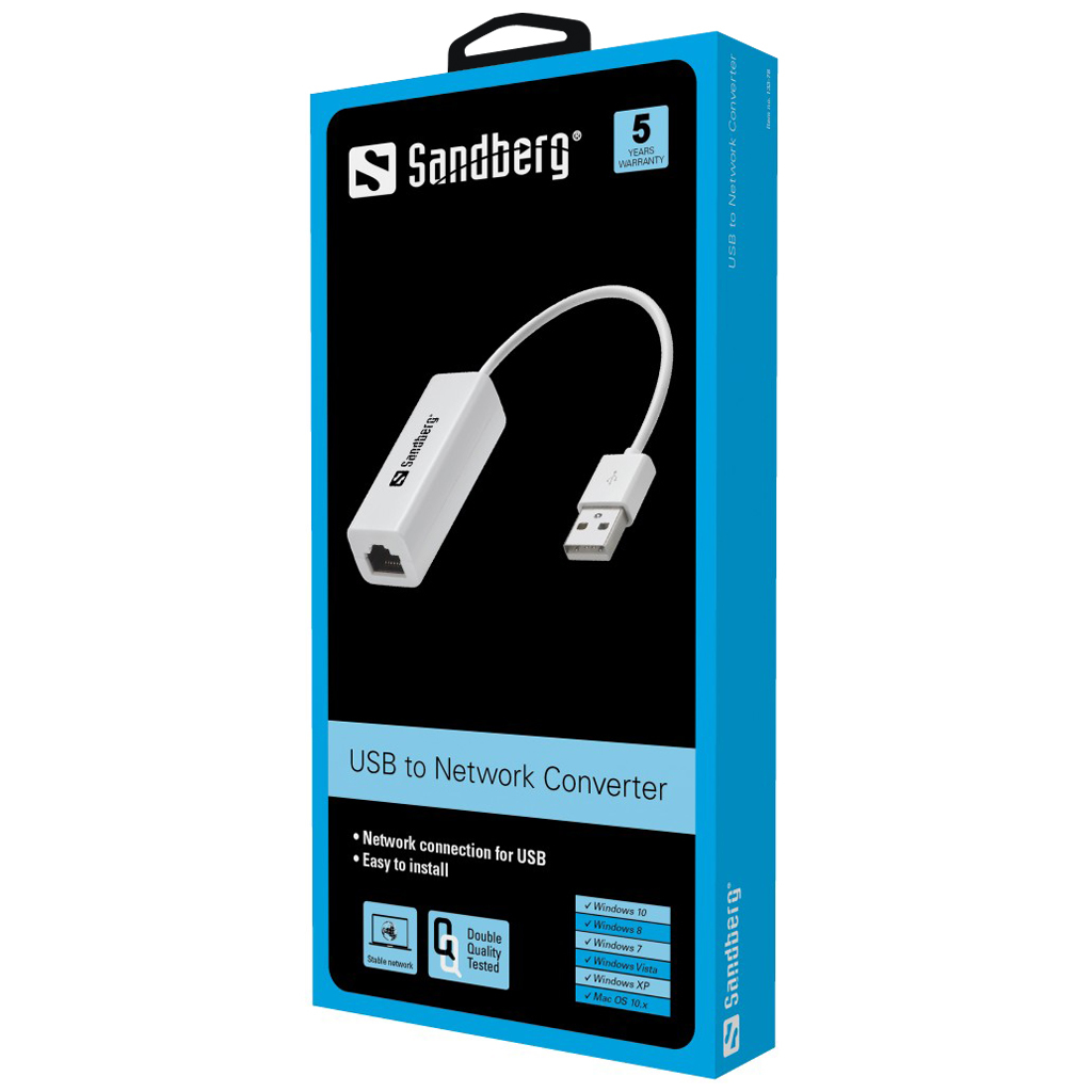 SANDBERG USB to Network Converter - Netzwerkadapter