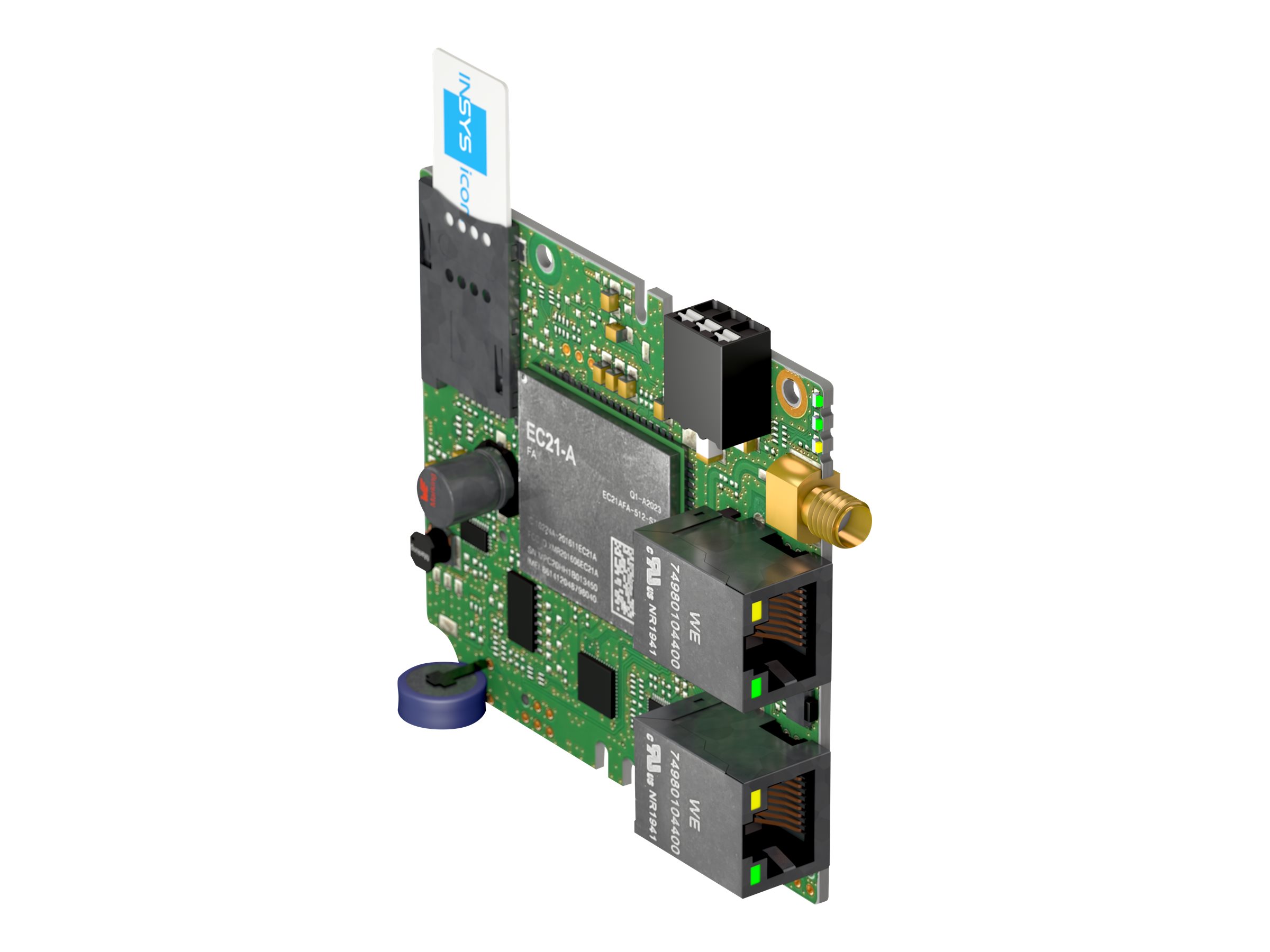Insys icom MIROdul-200 - Router - WWAN - digitaler Eingang/Ausgang