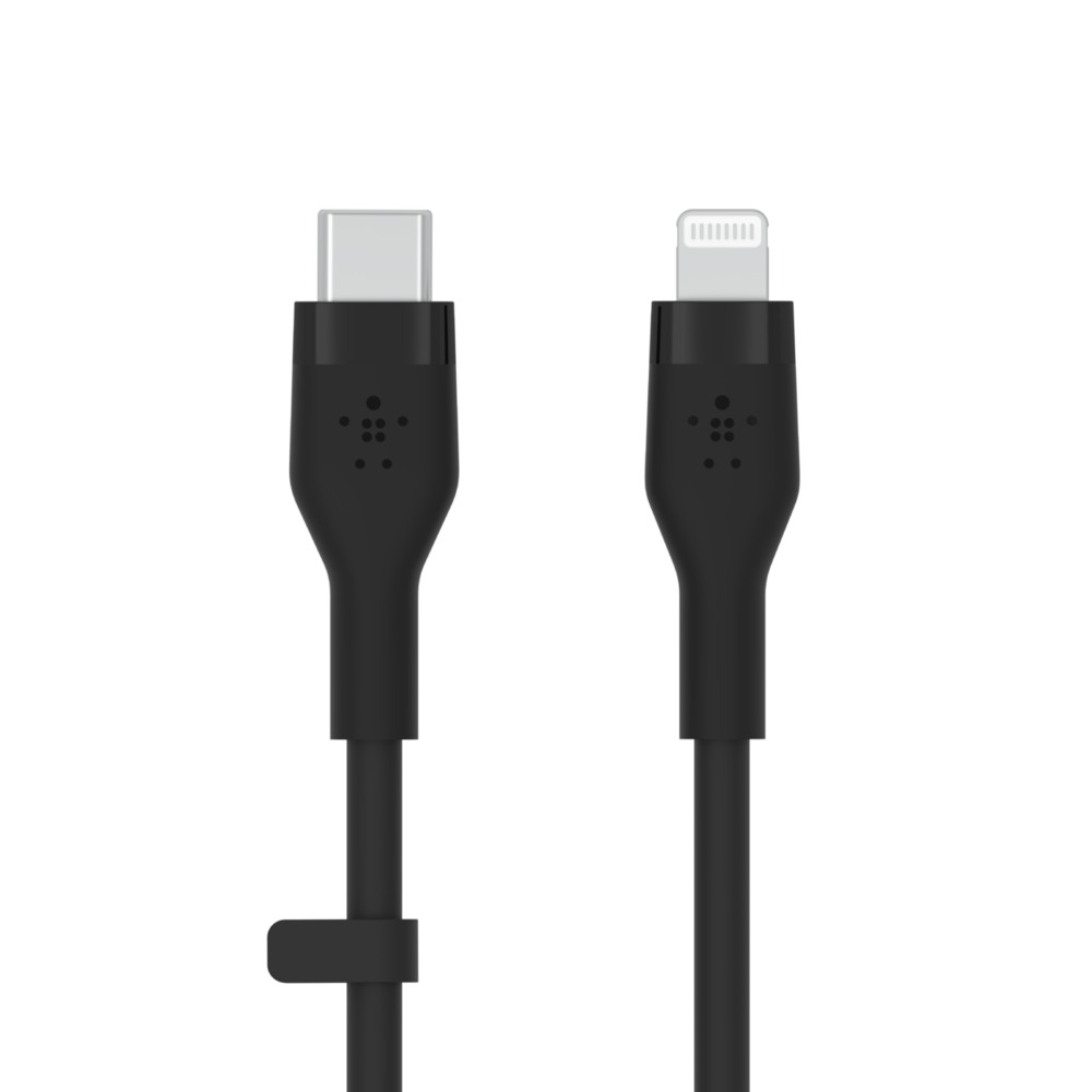 Belkin BOOST CHARGE - Lightning-Kabel - 24 pin USB-C männlich zu Lightning männlich - 3 m - Schwarz - für Apple iPad/iPhone/iPod (Lightning)