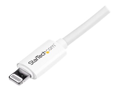 StarTech.com 3m Apple 8 Pin Lightning Connector auf USB Kabel - USB Kabel für iPhone / iPod / iPad - Ladekabel / Datenkabel - Weiß - Lightning-Kabel - Lightning (M)