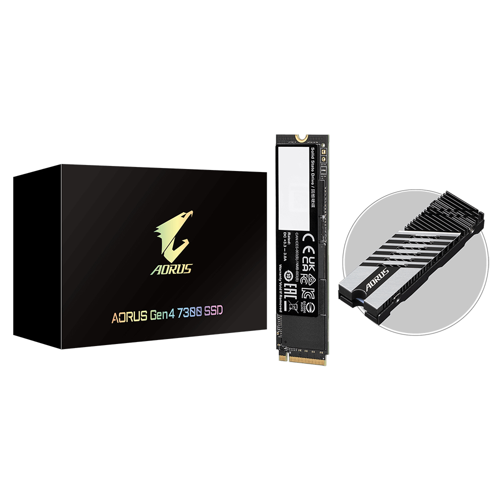 Gigabyte AORUS Gen4 7300 SSD 1TB - Solid State Disk