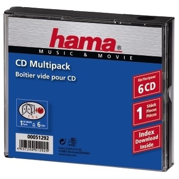 Hama CD Multipack - Behälter CD-Aufbewahrung