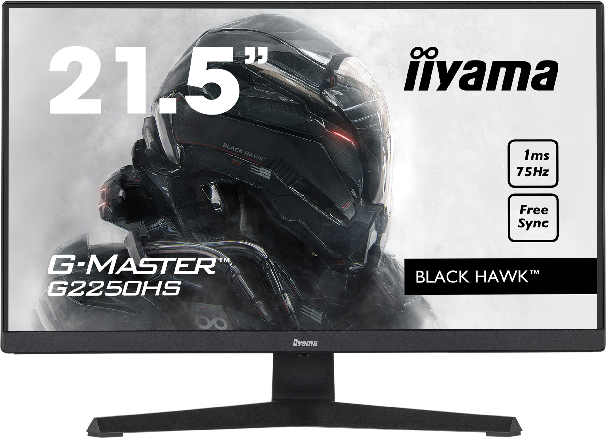 Iiyama G-MASTER Black Hawk G2250HS-B1 - LED-Monitor - 55.9 cm (22")
