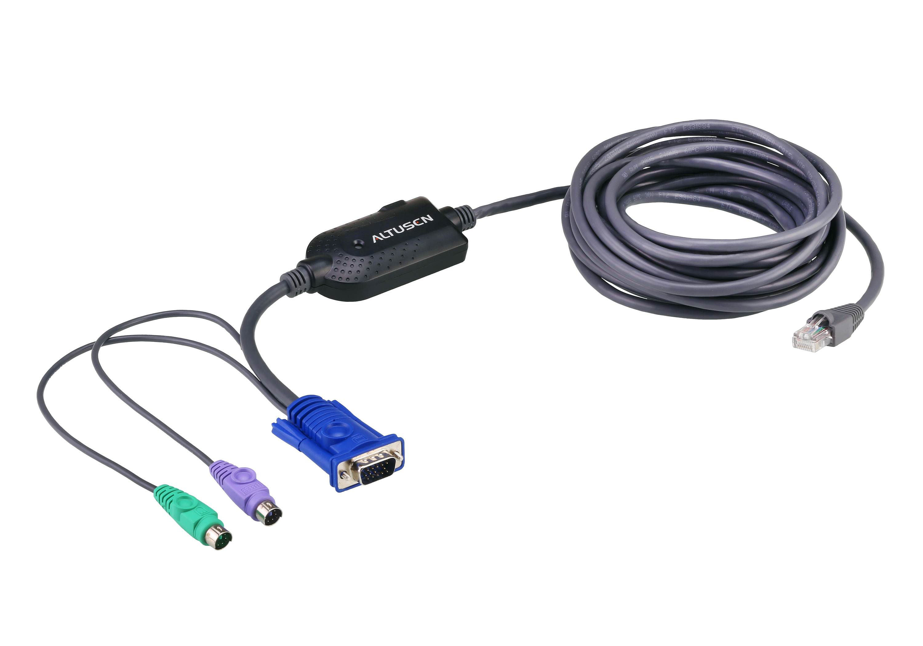 ATEN KA7920 PS/2 KVM Adapter Cable (CPU Module) - Tastatur- / Video- / Maus- (KVM-)