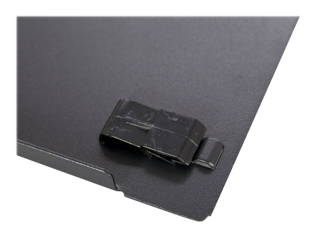 Inter-Tech Blindplatte - Schwarz, RAL 9005 - 3U - 48.3 cm (19")