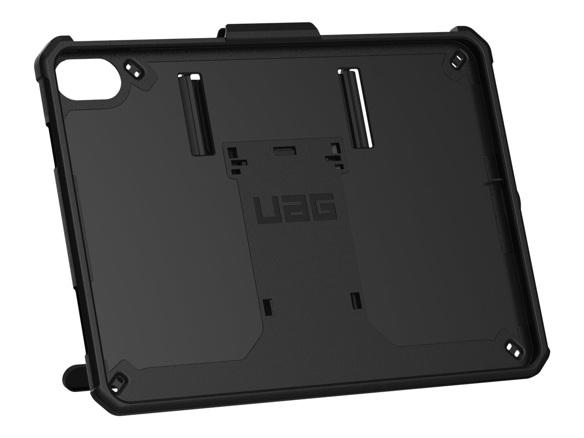 Urban Armor Gear UAG Rugged Case for iPad 10.9 (10th Gen, 2022) - Scout w HS & KS Black - Hintere Abdeckung für Tablet - Thermoplastisches Polyurethan (TPU)