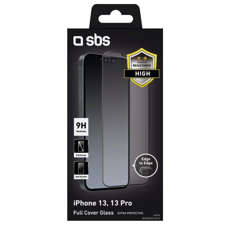 SBS Full Cover Glass iPhone 13/iPhone 13 Pro