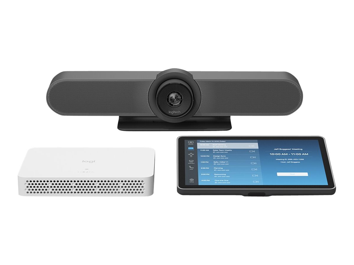 Logitech RoomMate + MeetUp + Tap IP - Kit für Videokonferenzen (Logitech MeetUp, Logitech Tap IP)