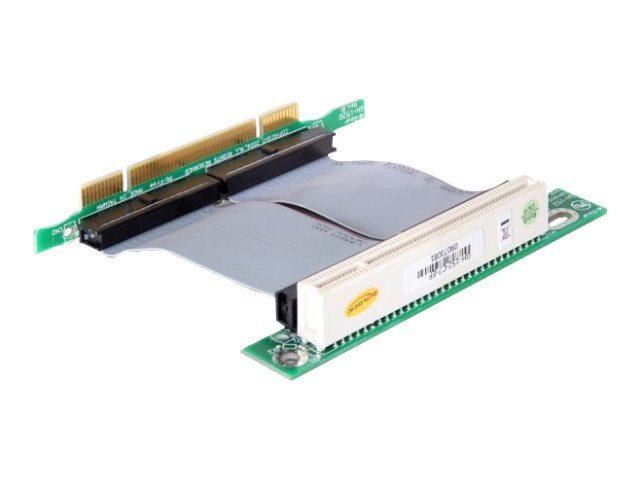 Delock Riser card PCI 32 Bit with flexible cable left insertion