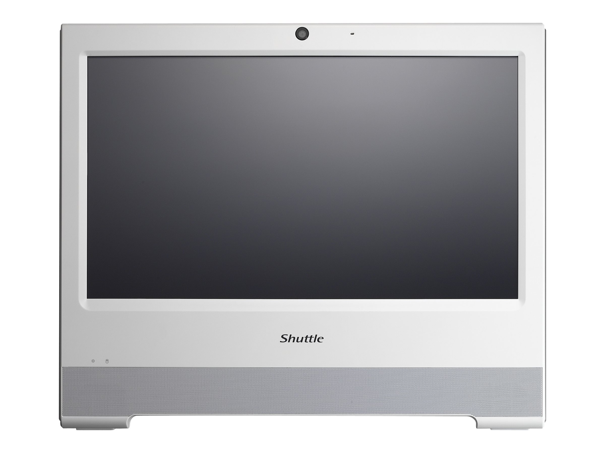 Shuttle X50V8 - Barebone - All-in-One (Komplettlösung) - 1 x Celeron 5205U / 1.9 GHz ULV - RAM 0 GB - UHD Graphics - GigE - WLAN: 802.11a/b/g/n/ac, Bluetooth 4.2 - Monitor: LED 39.6 cm (15.6")