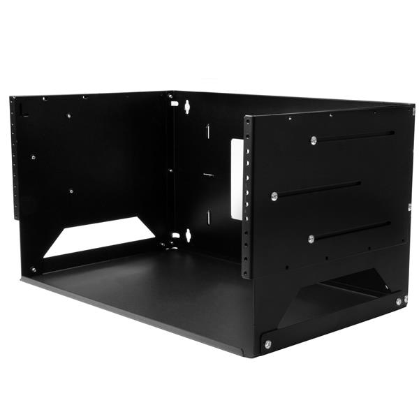 StarTech.com Wandmontage Server Rack mit Fachboden - 4HE - Anpassbar von 30,5 cm - 45,7cm - Rack (Wandbefestigung)