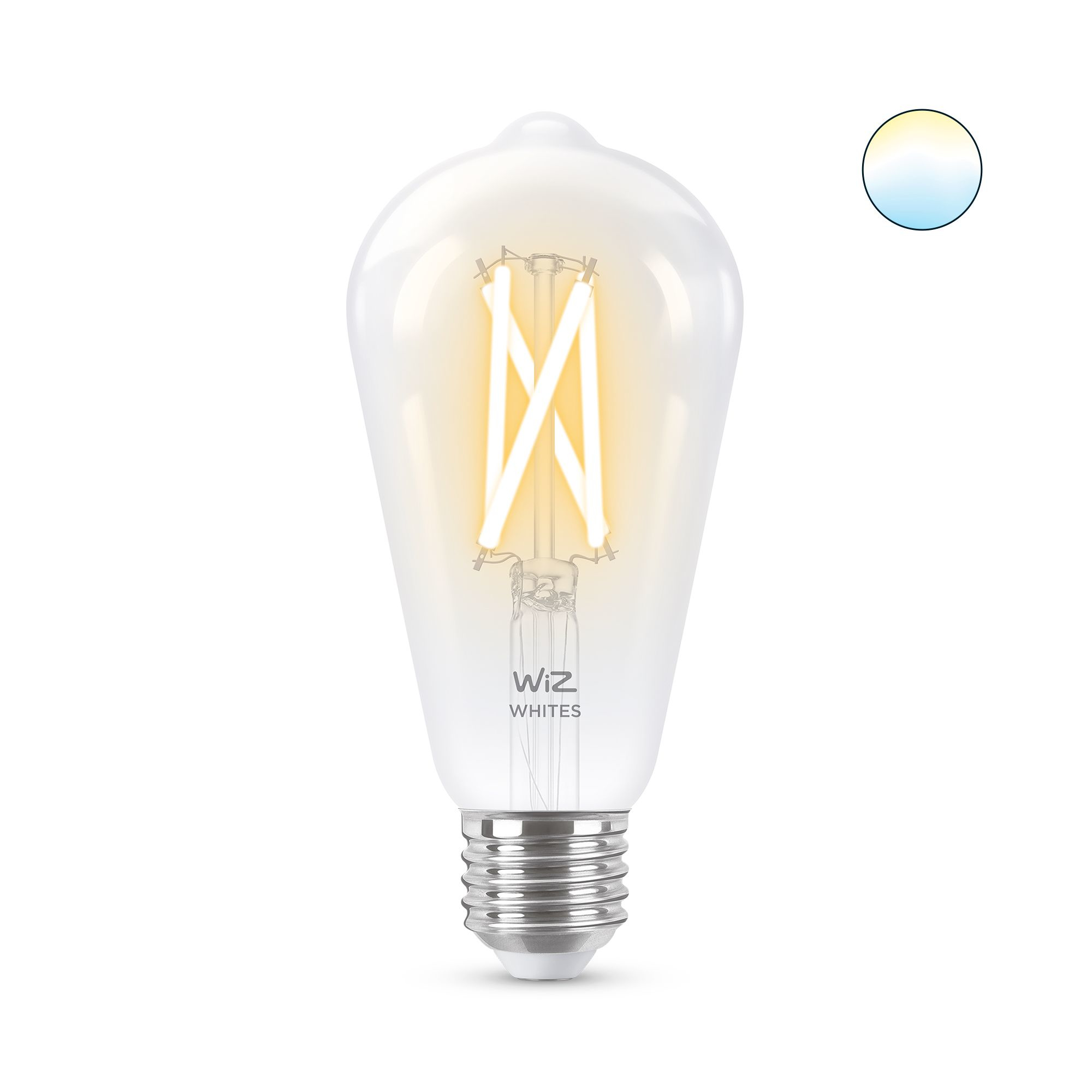 WIZCONNECTED WiZ 8718699787172 - Intelligente Glühbirne - Transparent - WLAN - E27 - Multi - 2700 K