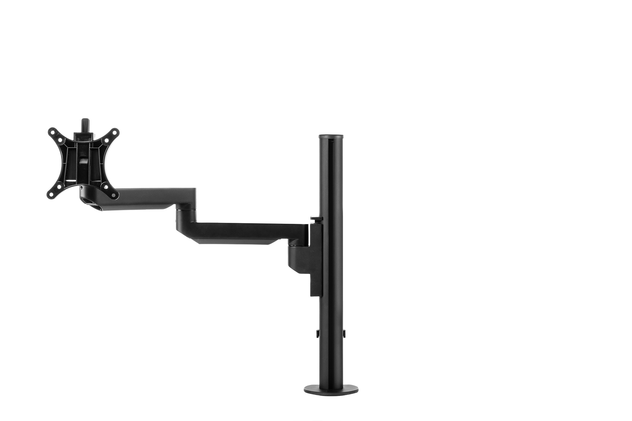 Bakker Elkhuizen Filex Galaxy Modular Single - Befestigungskit (Spannbefestigung für Tisch, Säule für Tischhalterung, gerader Arm, VESA-Schnellverschlussplatte, Tischdurchführung, Anschluss)