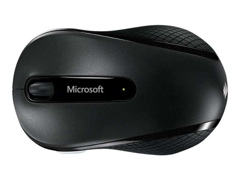Microsoft Wireless Mobile Mouse 4000 - Maus - rechts- und linkshändig - optisch - 4 Tasten - kabellos - 2.4 GHz - kabelloser Empfänger (USB)