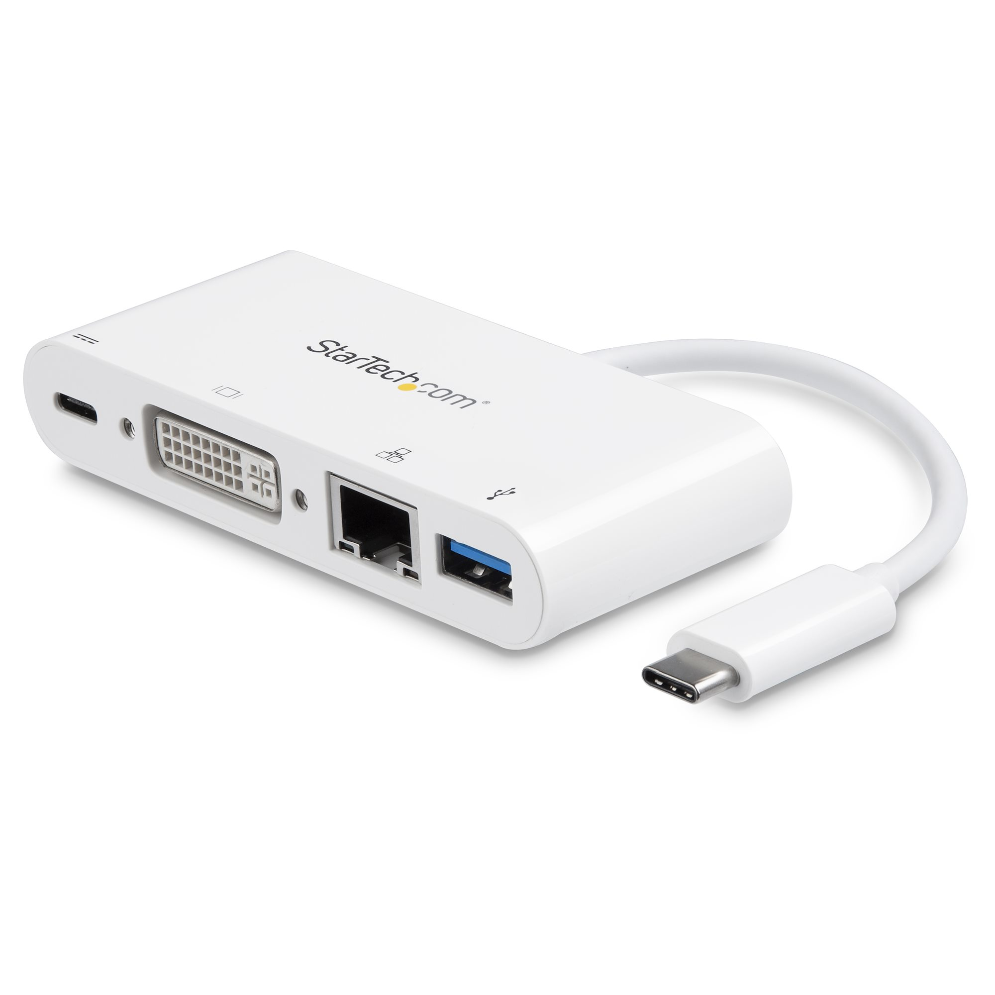 StarTech.com USB-C Multiport Adapter für Laptops - mit Stromversorgung (USB PD)
