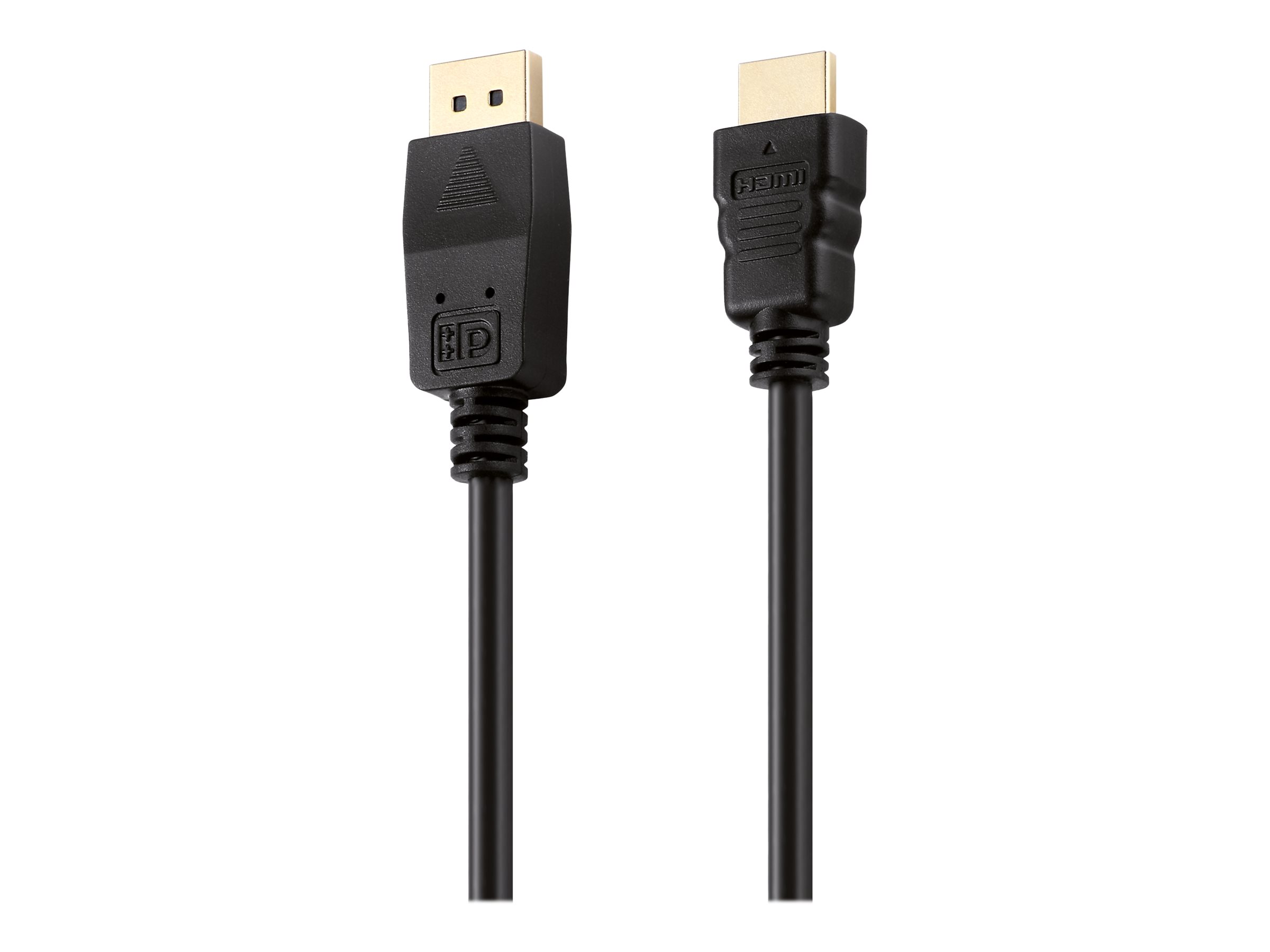 Helos Adapterkabel - DisplayPort männlich zu HDMI männlich