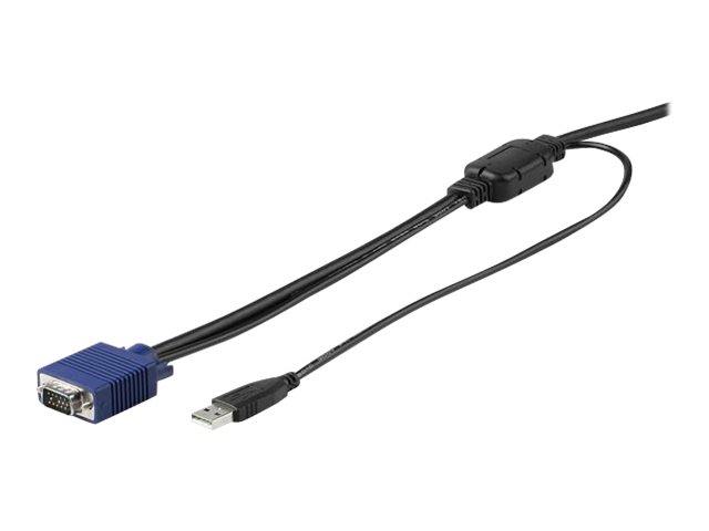 StarTech.com 15 ft. (4.6 m) USB KVM Cable for StarTech.com Rackmount Consoles - VGA and USB KVM Console Cable (RKCONSUV15)