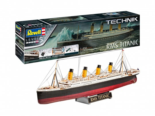Revell 00458 RV 1 400 RMS Titanic - Technik Schiffsmodell Bausatz