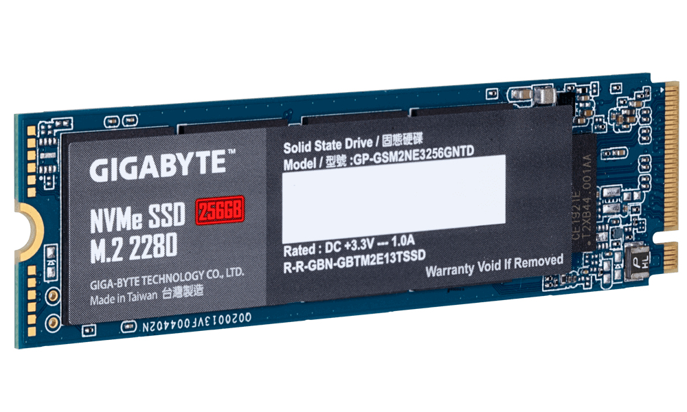 Gigabyte SSD - 256 GB - intern - M.2 2280 - PCIe 3.0 x4 (NVMe)