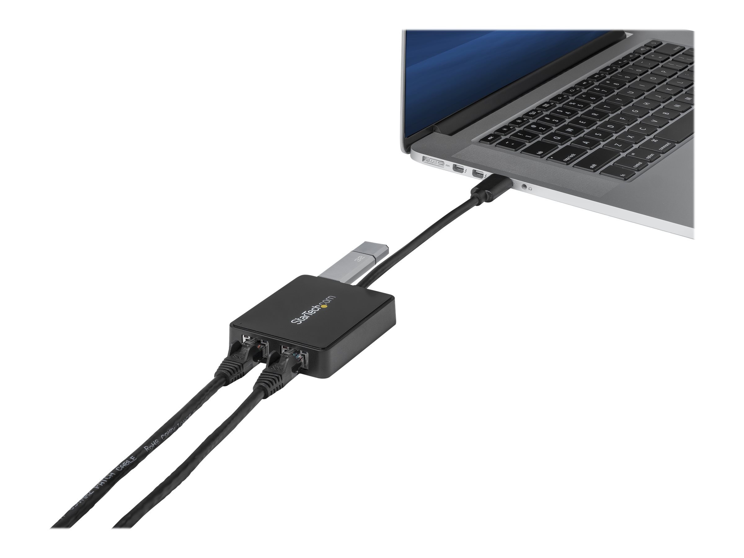 StarTech.com USB 3.0 SuperSpeed auf Dual Port Gigabit Ethernet LAN Adapter