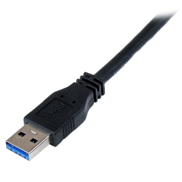 StarTech.com 1m zertifiziertes USB 3.0 SuperSpeed Kabel A auf Micro B - Schwarz - USB 3 Anschlusskabel - Stecker/Stecker - USB-Kabel - Micro-USB Type B (M)