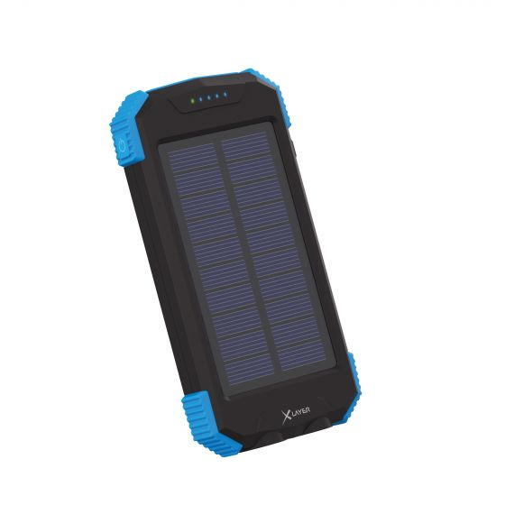 Xlayer PLUS Solar & Wireless - Solar-Powerbank - Li-Pol - 10000 mAh - 37 Wh - 2.1 A (USB)