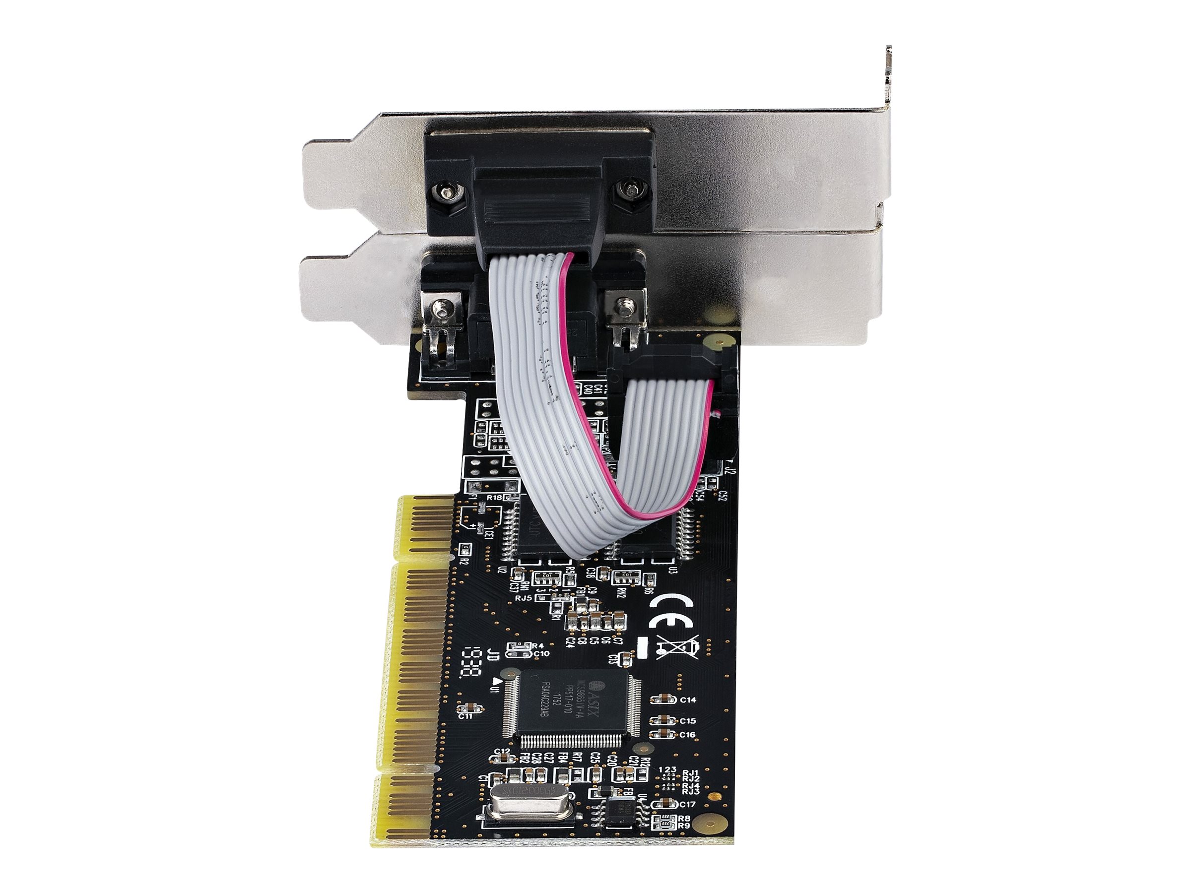 StarTech.com 2 Port PCI RS232 Serial Adapter Card - Serielle Schnittstellenkarte - PCI zu Dual DP9 Controller Card - Standard- und Low-Profile Slotblech - Windows/Linux (PCI2S5502)
