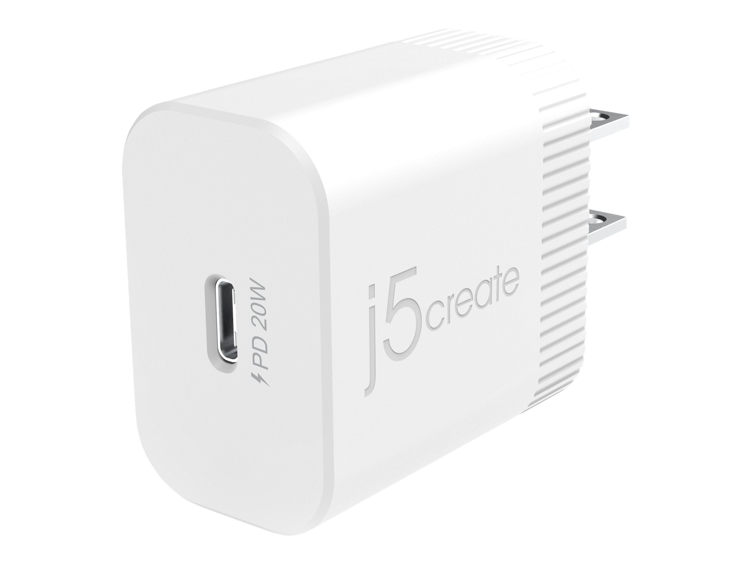 j5create JUP1420 - Netzteil - 20 Watt - 3 A - Fast Charge, PD 3.0 (24 pin USB-C)
