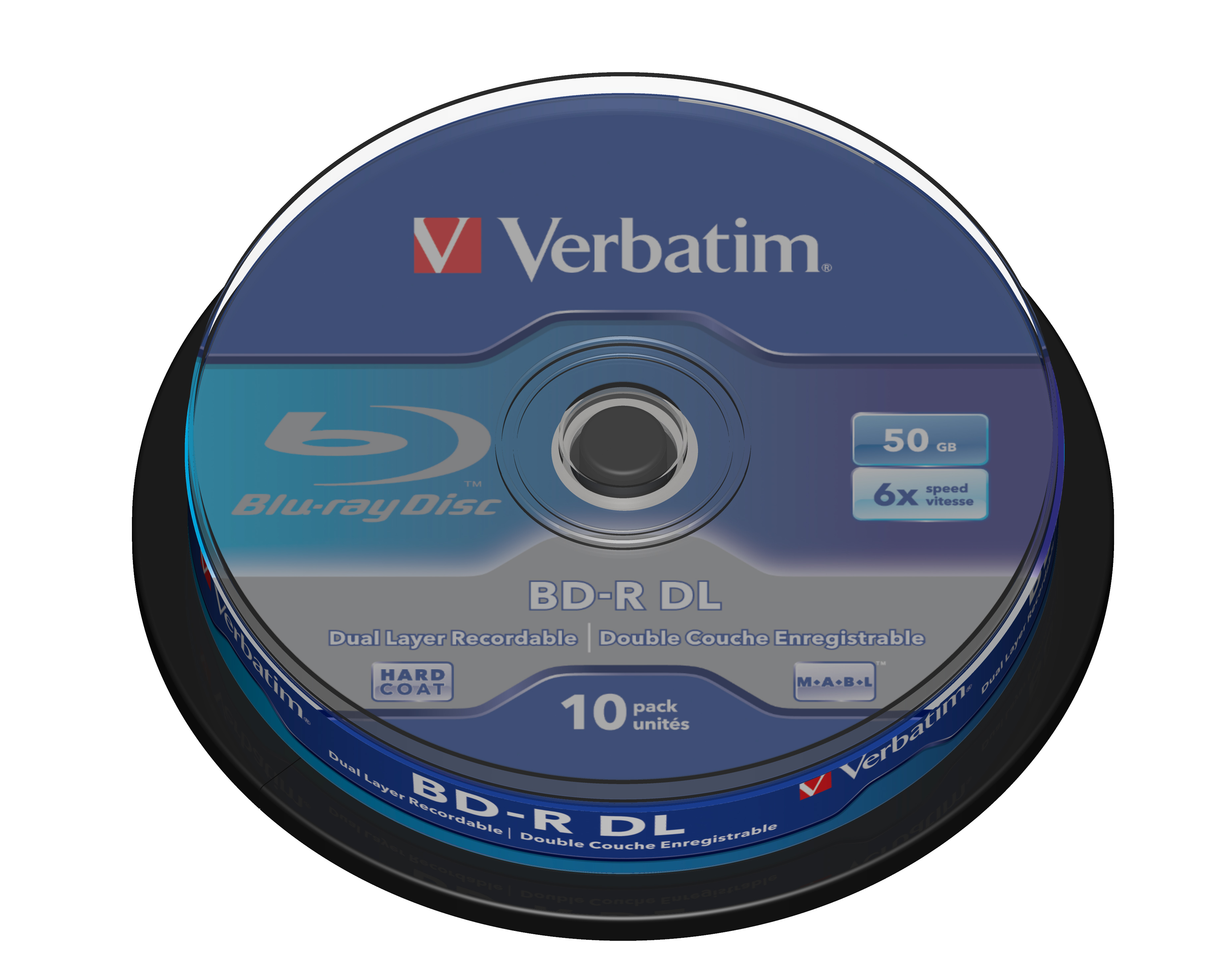 Verbatim 10 x BD-R DL - 50 GB 6x - Spindel