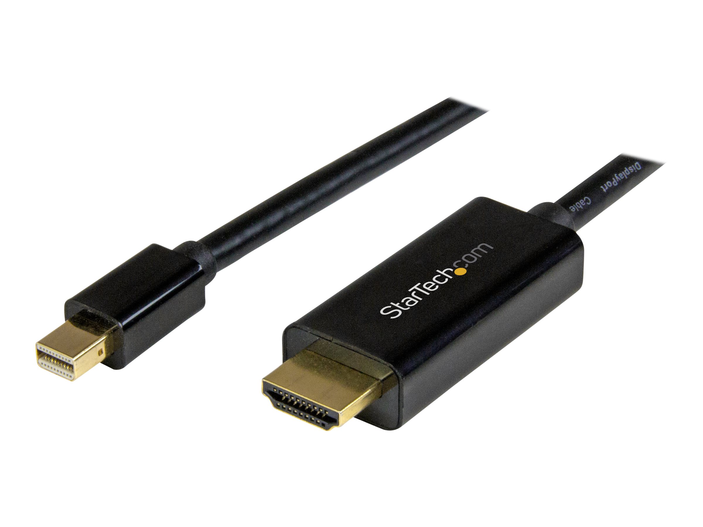 StarTech.com 1m Mini DisplayPort auf HDMI Konverterkabel - mDP zu HDMI Adapter mit Kabel Ultra HD 4K - Videokabel - Mini DisplayPort (M)