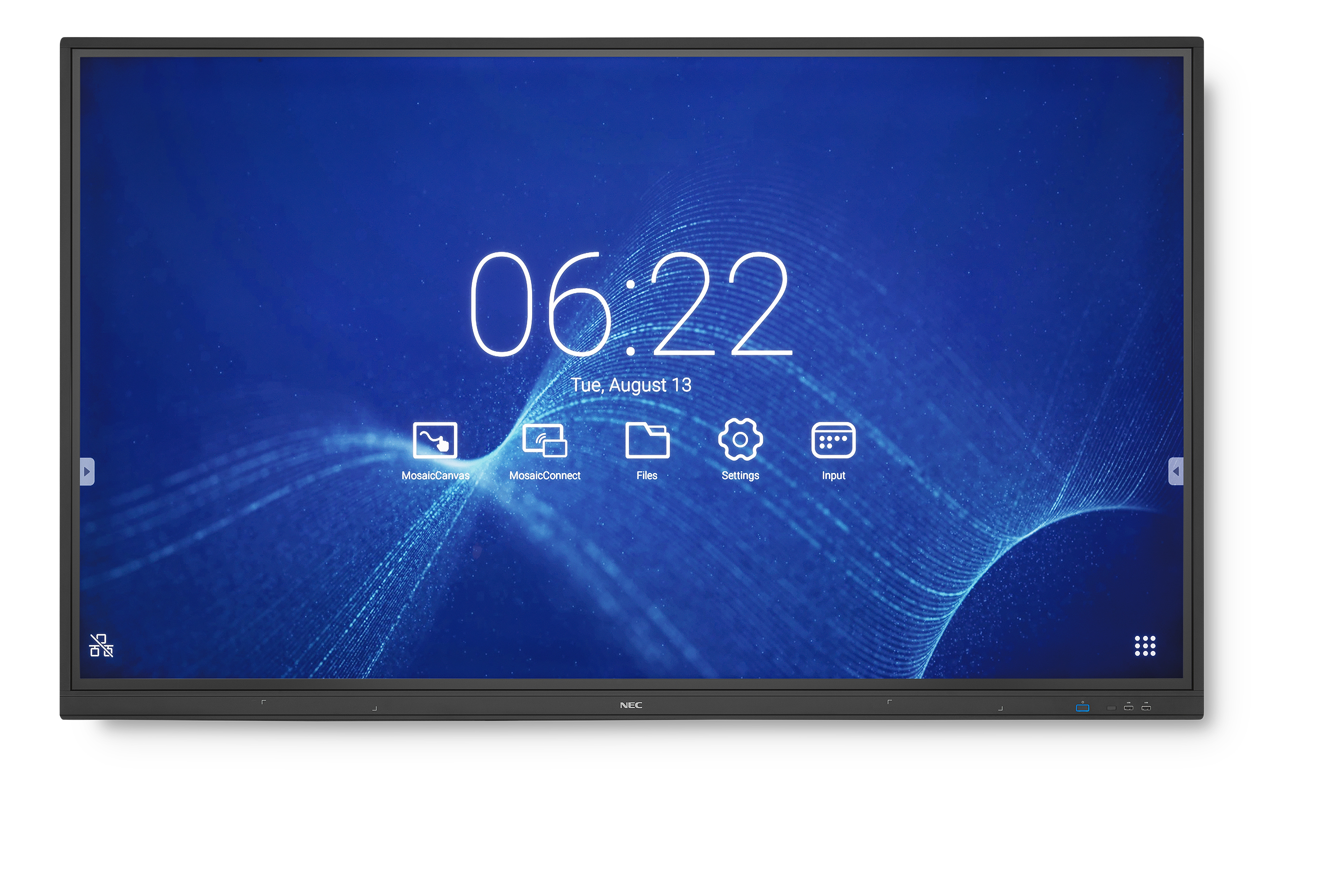NEC Display MultiSync CB751Q - 189.3 cm (75") Diagonalklasse LCD-Display mit LED-Hintergrundbeleuchtung - interaktiv - 4K UHD (2160p)