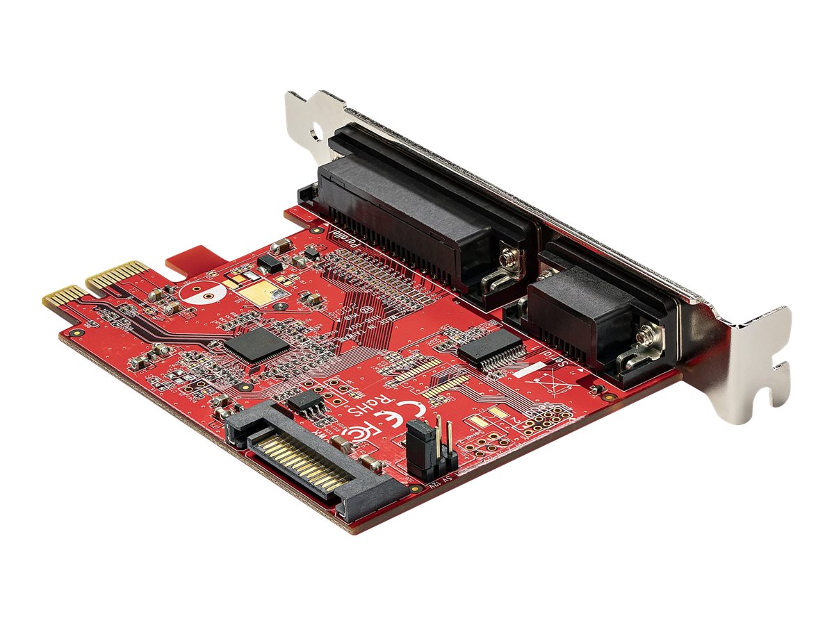 StarTech.com PCIe-Karte mit serieller und paralleler Schnittstelle - PCI-Express-Kombi-Adapterkarte mit 1x DB25-Parallelschnittstelle & 1x serieller RS232-Schnittstelle (PEX1S1P950)