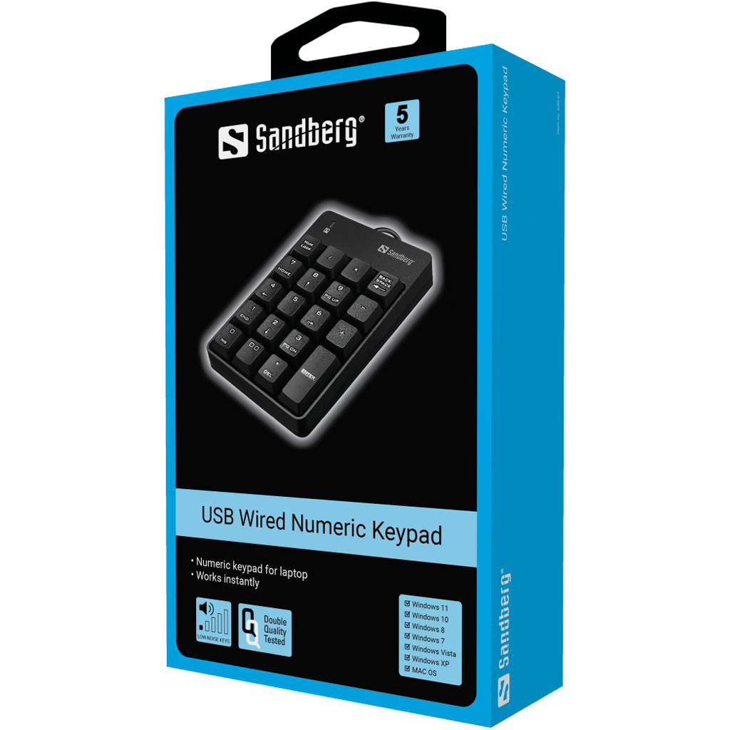 SANDBERG USB Wired Numeric Keypad - Tastenfeld