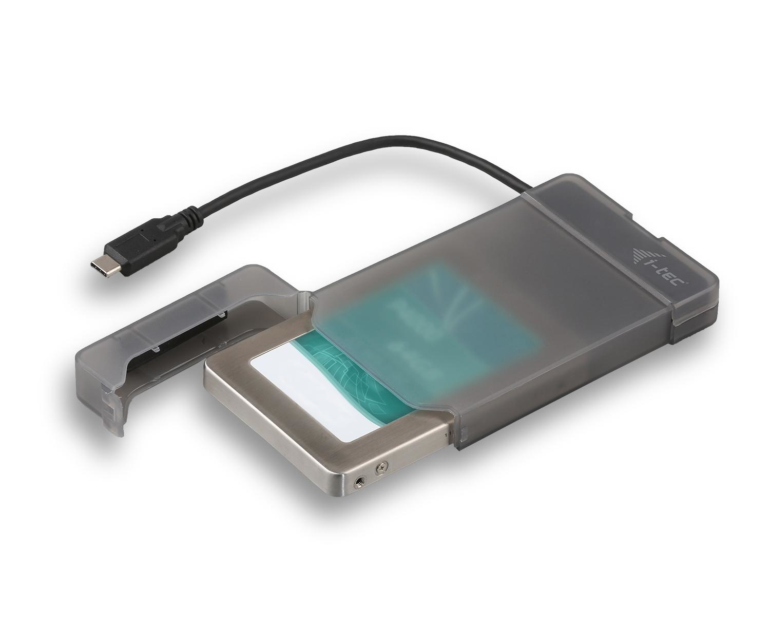 i-tec MySafe - Speichergehäuse - 2.5" (6.4 cm) - SATA 6Gb/s - 600 MBps - USB 3.1 (Gen 2)