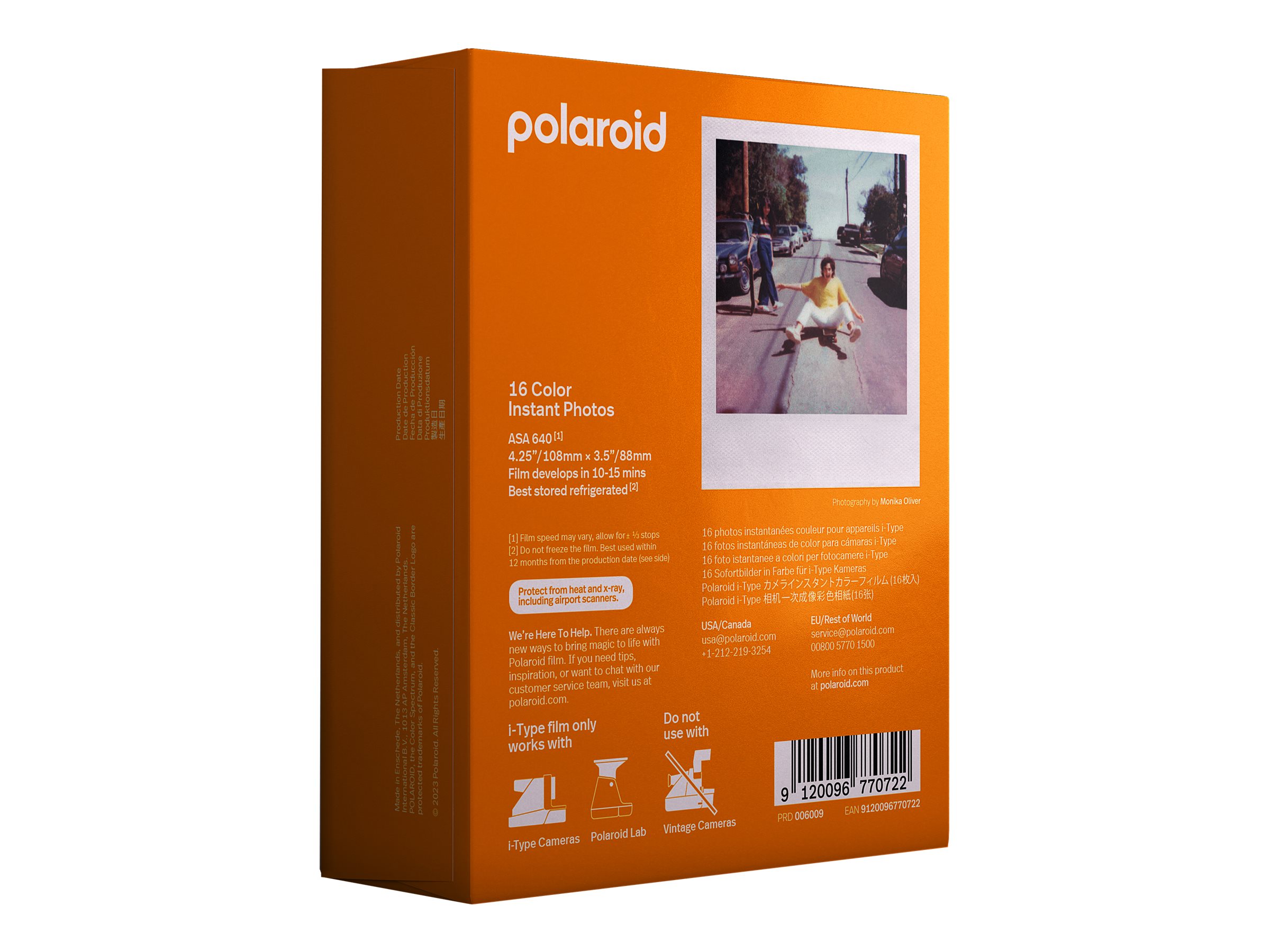 Polaroid i-Type Color Film - Brillant - weiß