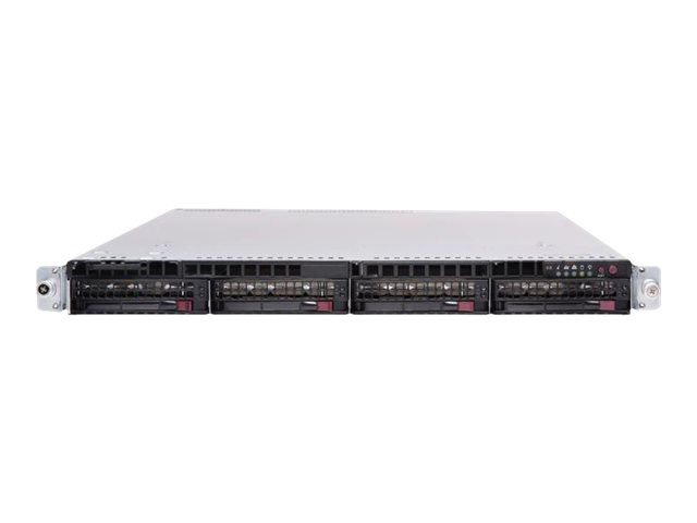 Supermicro A+ Server 1024US-TRT - Server - Rack-Montage - 1U - zweiweg - keine CPU - RAM 0 GB - SATA - Hot-Swap 8.9 cm (3.5")