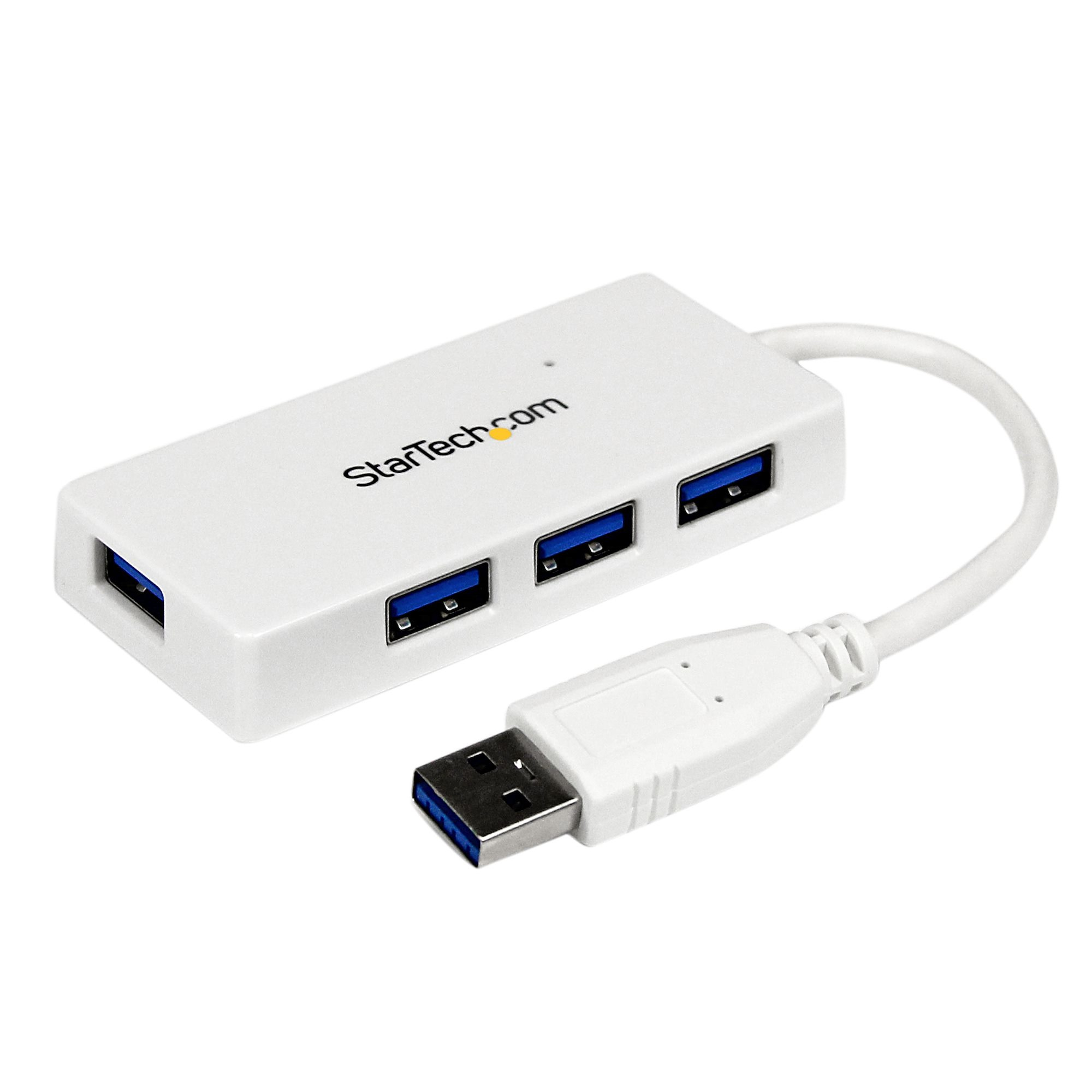 StarTech.com 4 Port USB 3.0 SuperSpeed Hub - Weiß