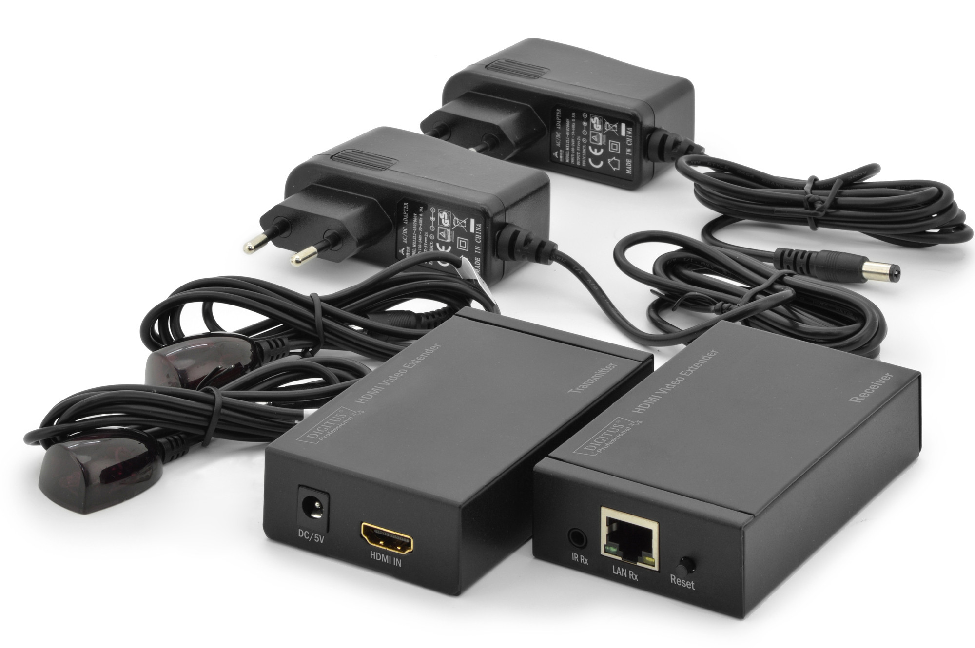 DIGITUS DS-55120 HDMI Video Extender Long Range (Local and Remote Units)