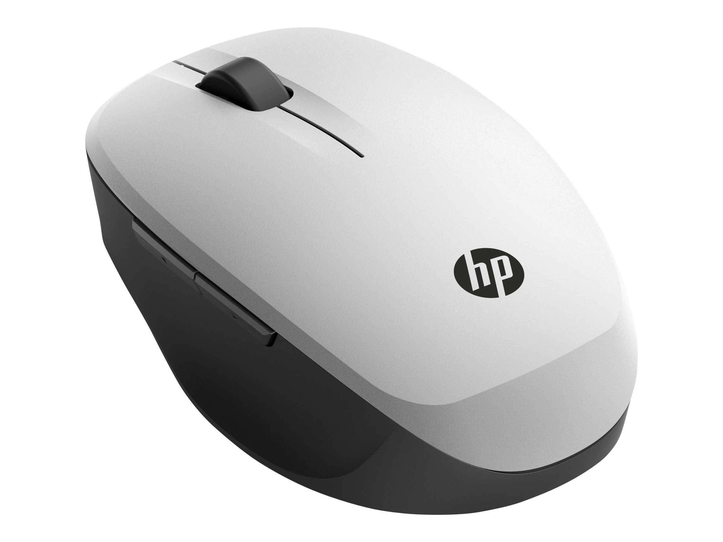 HP Dual Mode - Maus - optisch - kabellos - Bluetooth, 2.4 GHz - kabelloser Empfänger (USB)