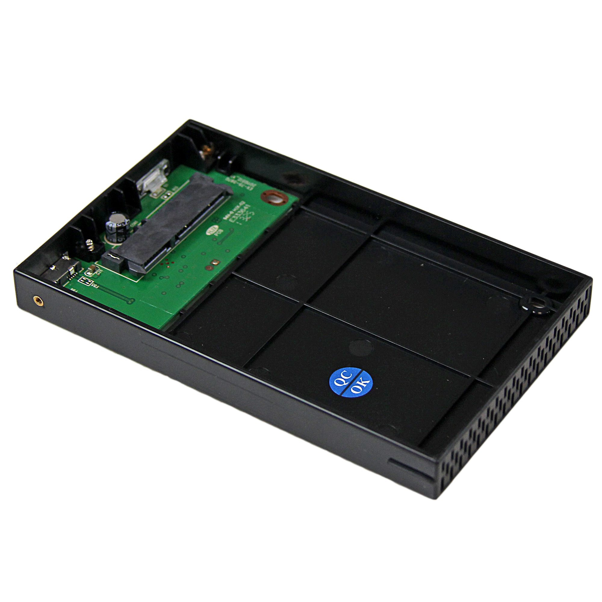 StarTech.com Externes 2,5 SATA III 6 GB/s SSD USB 3.0 SuperSpeed Festplattengehäuse mit UASP - 2,5 Zoll (6,4cm)