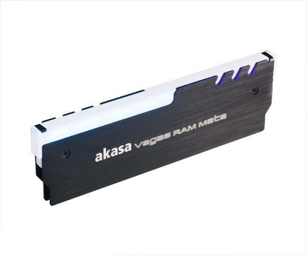 Akasa AK-MX248 - Speichermodul - Kühlkörper - Schwarz - Aluminium - Kunststoff - Rot/Grün/Blau - 5 V