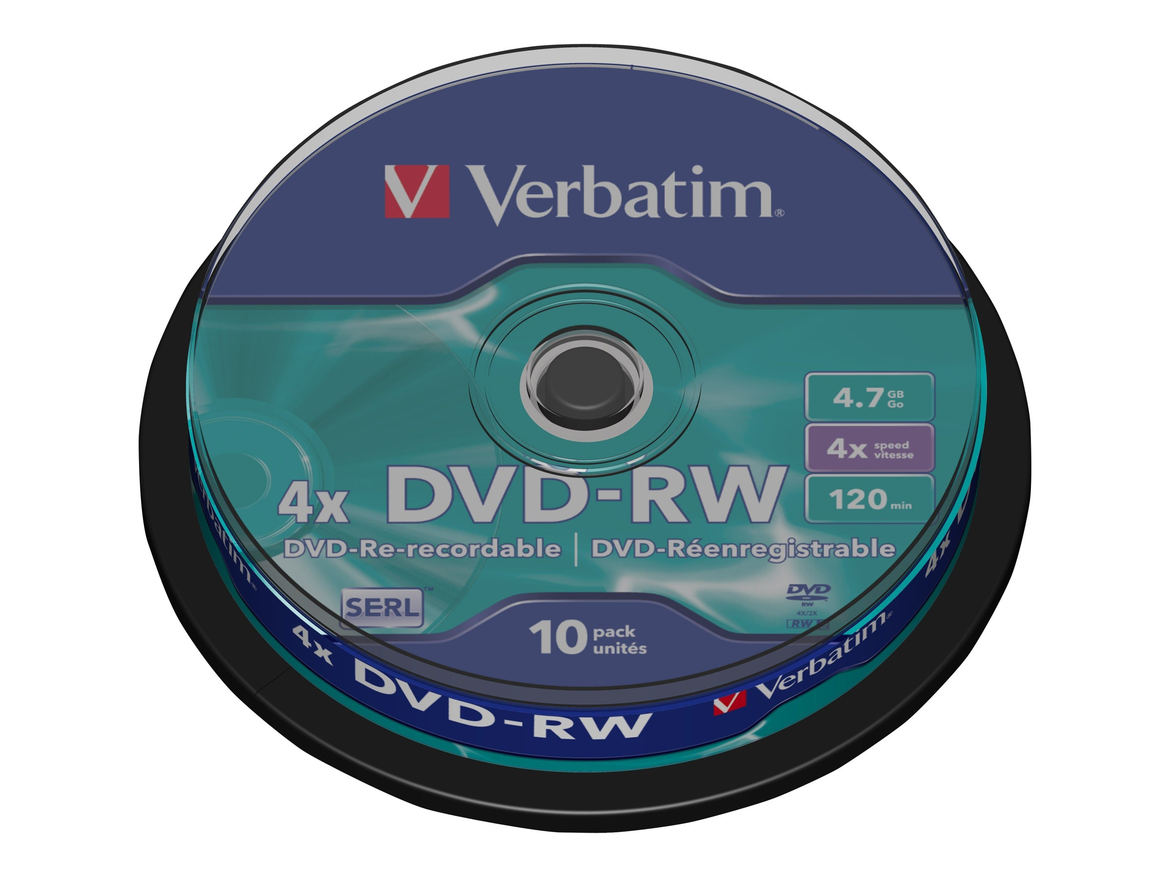 Verbatim DataLifePlus - 10 x DVD-RW - 4.7 GB 4x