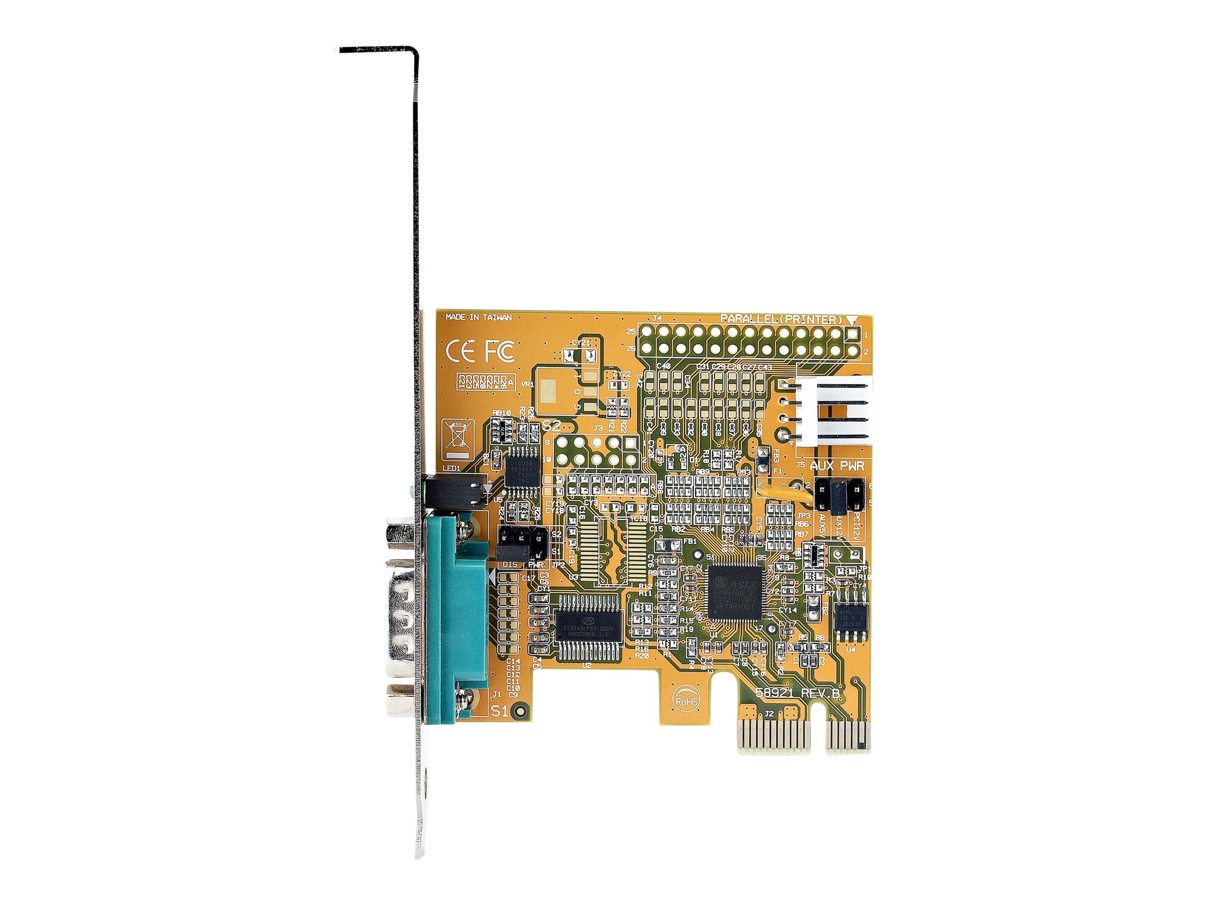 StarTech.com PCI Express Serial Card, PCIe to RS232 (DB9)